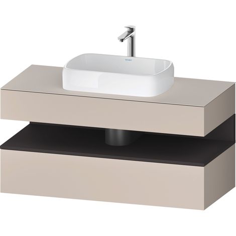 Duravit Collection One Meuble sous-vasque sur console, 1 tiroir,