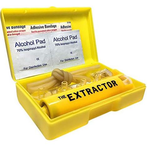 Kit D Extraction De Venin - Ventouses En Plastique 4 Tailles - Pour Piqûres Et Morsures Non Limbaires - 1 Unité (1/5)
