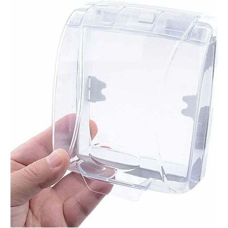 Couvercle Étanche pour Bouton de Sonnette, Housse de Protection Transparente, Protection Sonnette Exterieur Pluie (1/4)