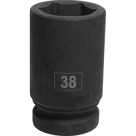 Douille pour clé à choc Hexagonal, 38.0mm Carré 1 pouce ( Prix pour 1 )