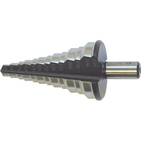 Broca escalonada combinada HSS/métrica