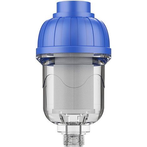 Shower limescale filter, anti-limescale water softener, shower filter with stainless steel sieve, water filter for water heaters, showers, washing machines, taps (1/4)