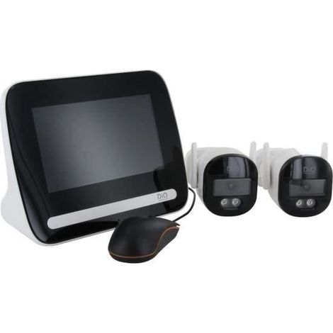 Kit LCD/NVR sans fil 7" + 2 caméras 3MP - DiO (1/5)