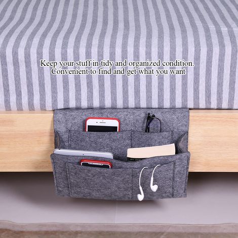 Sofa-Armlehnen-Organizer für Fernbedienung und Hängeaufbewahrungstasche fürs Schlafzimmer (1/5)