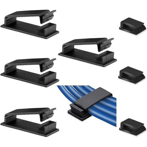 Green Mobility - 80pcs Adhesive Cable Clips, Wire Clips, Cable Management Clips, Electrical Wire (1/5)