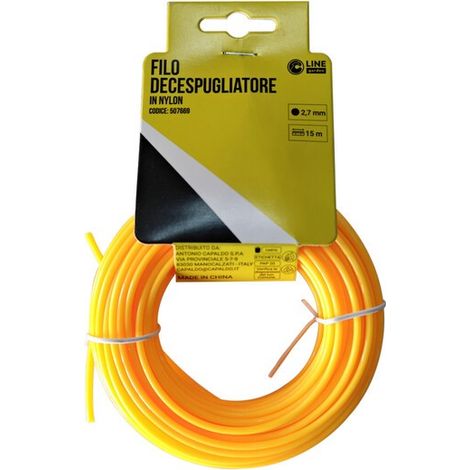 C FILO DECESPUGLIATORE TONDO YELLOW-R MM2.7X15MT