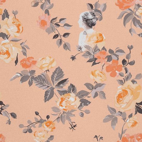 Tela Oxford decorativa para exteriores - Motivo femenino  DX10412 (1/5)