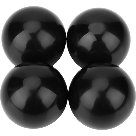 Lot de 6 boutons à bille ronds de 40 mm de diamètre, filetage M12 noir, pour machines-outils (1/5)