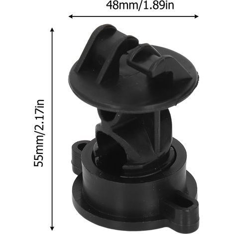 100 pièces isolant ABS 55mm longueur 48mm largeur boulon Type isolateurs pour clôture électrique jardin agricole noir