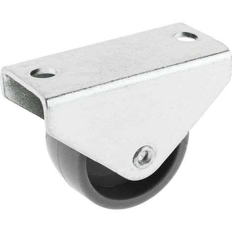 Roulette en nylon 30 mm – Charge maximale 25 kg – Fixation métal haute résistance – Pour portes et meubles – Dimensions 30x21x15mm – Primematik (1/5)