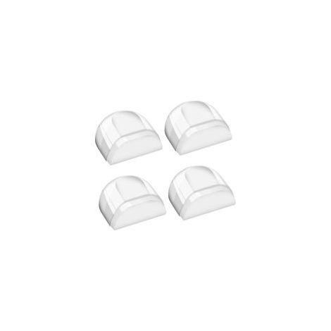 Arrêts de Portes, 4 Pièces Butées de Porte Transparentes Stop-Porte Adhésif au Sol et Parquet, Butoirs de Porte Protection de Portes et Murs, Sans Percer, Butée de Porte Sol pour Maison Bureau (1/5)