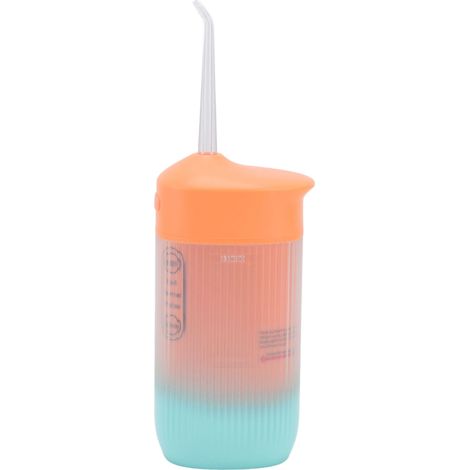 Hydropulseur électrique portable télescopique à haute pression pour le nettoyage des dents et l'élimination du tartre (orange) (1/5)
