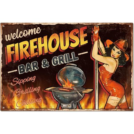 Plaque métallique en étain vintage de Pin Up Lady 20x30 cm, Plaque de porte de chambre en étain drôle rétro de bar-grill, Plaques de cave, Plaque d'art, Affiche, Décoration murale pour les bars à la m (1/5)