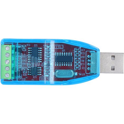 Convertisseur USB RS485 avec protection TVS et indicateurs LED pour PC Windows