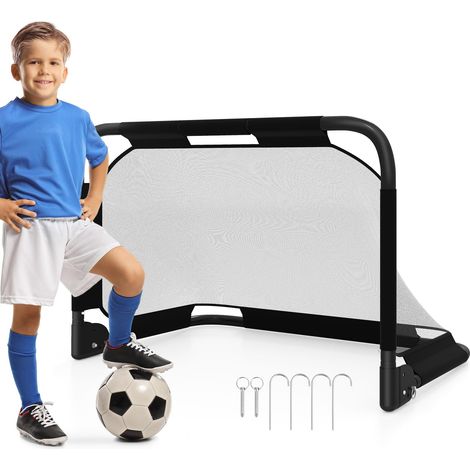 but cage foot enfant football exterieur mini pliable cible ensemble goal interieur handball tasse entrainement pop-up net air balle ballon flottant (1/5)