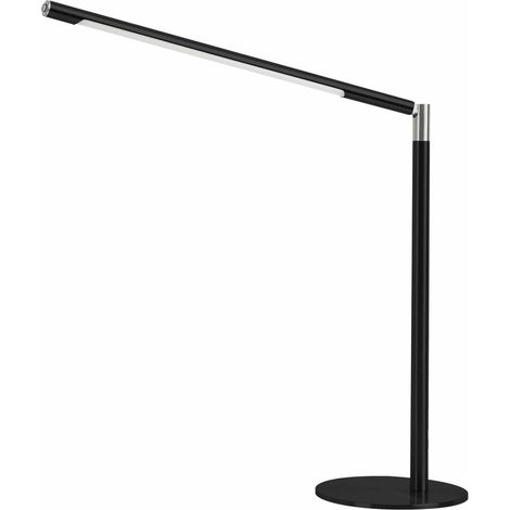 Lampada da scrivania Aura nera H.max.420mm base con LED (1/5)