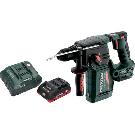 Martillo perforador a batería Metabo KH 18 LTX BL 24 18 V 2,2 J SDS Plus Brushless + 1 batería LiHD de 4,0 Ah + cargador (1/5)