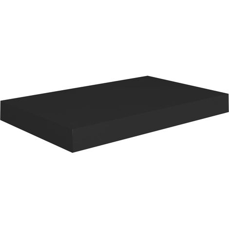 Étagère murale,Étagère flottante noir 40x23x3,8 cm MDF CFW48919 (1/5)