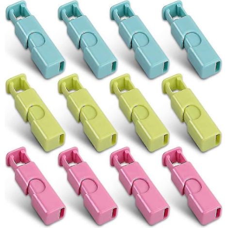 Clips de serrage pour sacs à pain, paquet de 12