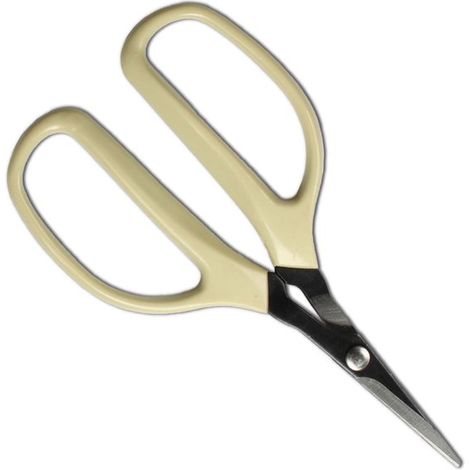 Ciseaux Ikebana en acier au carbone - 15 cm - Extra tranchants - Blancs (1/5)