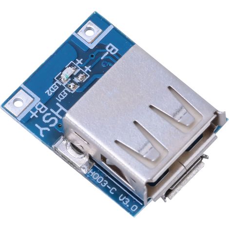 10 Stück 5V 1A Boost Step-Up-Netzteilmodul Lithium-Batterie USB-Ladeschutzplatine (1/5)