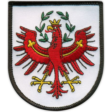 Parche con el escudo de armas del Tirol - Reverso magnético - Parche/Insignia/Emblema bordado