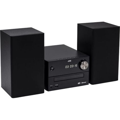 JVC UX-C25DAB - Micro sistema Hi-Fi con CD, USB, Bluetooth, Dab+, FM, Line-In e IR, nero (1/5)