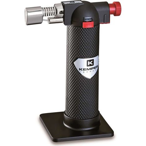 Kemper 12500 Microsaldatore a Gas Ricaricabile Accensione Elettrica Autonomia 70 min Funzionamento Rovesciato colore Nero (1/3)