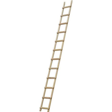 Echelle de toit en bois - Ecartement des barreaux 33cm - Longueur 3.50m - B3135033