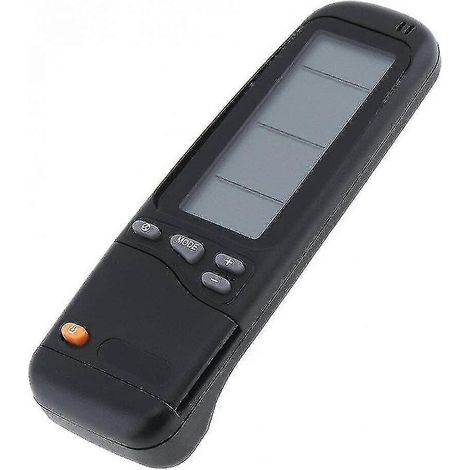 Télécommande universelle LCD pour climatiseur (noire) compatible avec la télécommande Airwell Email Air Electra RC-3 (1/5)