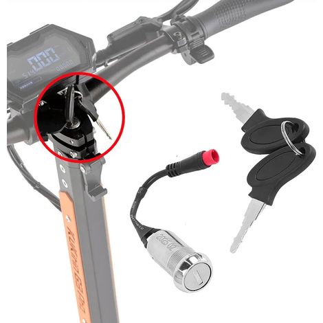 Zubehör für den Elektroroller KuKirin G3 Pro mit schlüssellosem Diebstahlsicherungssystem. (1/4)
