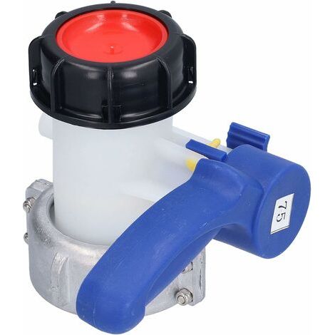 Vanne papillon avec écrou flottant en aluminium pour réservoir Ibc de 1000 litres, écrou S75x6 et sortie S60x6 Scrollsqy (1/4)
