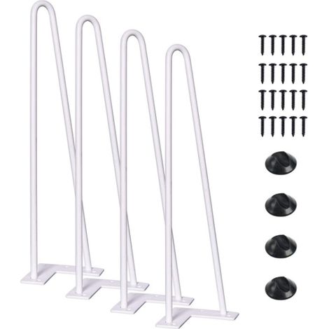 Set di 4 Gambe Tavolo a Forcina, Bar, Gambe per tavolo da hotel, Supporto Per Gamba da Tavolino,41cm