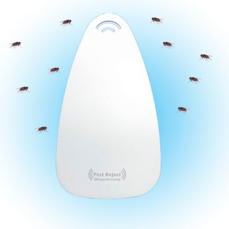 VENTEO - PEST REJECT MOSQUITO LAMP - Mosquito Lamp, piège électrique à moustiques et Insectes Volants, piège à Mouches à Fruits, Technologie UV, Pas de Produits Chimiques ni d'odeur, Silencieux, Prote (1/2)