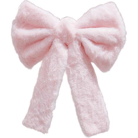 Grand rose duveteux nœud décoratif Saint, Valentin décoration pour cadeau emballage sapin de Noël cime mignon romantique mur porte décoration (1/5)