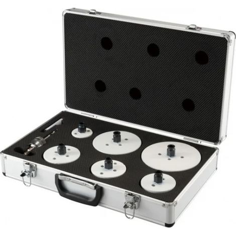 Makita E-15780 Assortimento seghe a tazza Ezychange in valigetta 8 Pz.