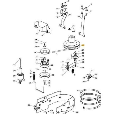 PULEGGIA PTO TC/MP ZNB ORIGINALE STIGA - 382601517/0
