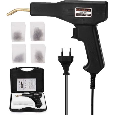 Outils de Garage de soudeuse en plastique pratique agrafeuse à chaud Machine de réparation de PVC agrafeuse outil de soudage d'agrafeuse de réparation de pare-chocs automatique (1/5)