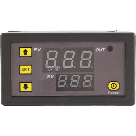 Eosnow W3230 LED Digital Temperatur Controller Thermostatschalter Sensormesser (DC12V)