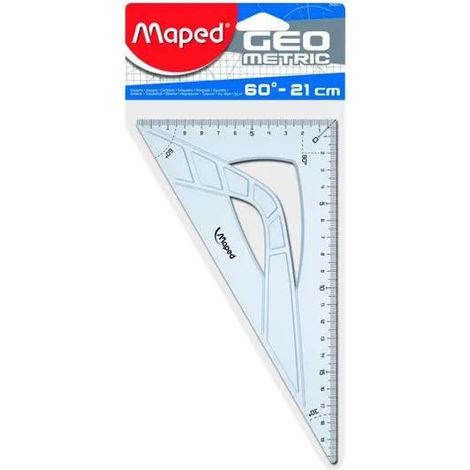 Maped Geometric 60° Transparente Ergonomische Schablone