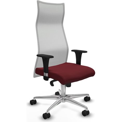 Silla de Oficina Albacete Piqueras y Crespo B1C086N Granate