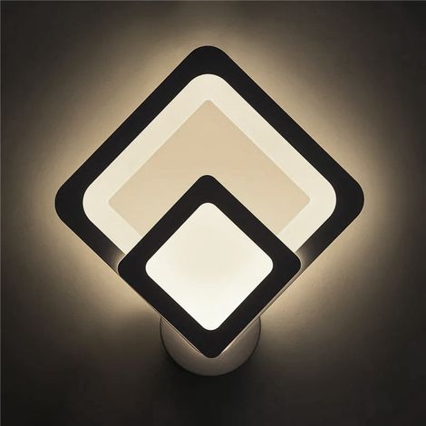 Applique Lampada da parete per muro a LED 12W moderna Rombi Luce per interno (1/5)