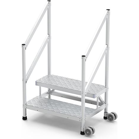 Scalino 2 gradini - Altezza max. lavoro 2.50m - Larghezza 1.65m - MP2-150-RLGCDG