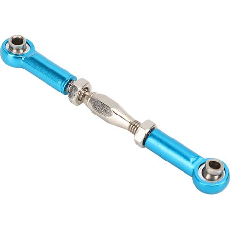 6-teiliges Set verstellbarer Schubstangen und Spannschloss-Verbindungsstangen aus Aluminiumlegierung für RC-Car-Modelle (blau) (1/5)