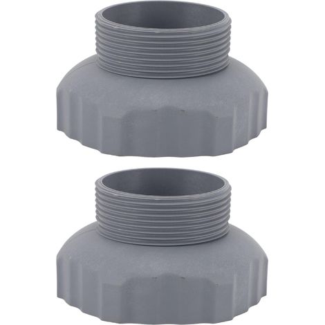 Applicable Adaptateur de Tuyau de Piscine pour écumoire de Piscine Hors Sol11239, 2 Pièces en Plastique, Polyvalent, Compatible avec Les Raccords Muraux (1/5)