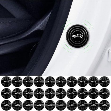 Lot de 30 amortisseurs de voiture – Anneaux de portière – Autocollants protection chocs – Silencieux – Pièces auto (1/5)