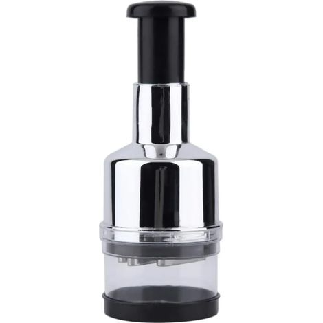 Hachoir de cuisine manuel acier inoxydable pour ail 22 cm (1/3)