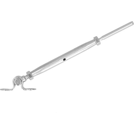 Edelstahl-Seilgeländer-Set, verstellbarer Winkel, Treppengeländer-Befestigungsmaterial, 1/8-Zoll-Seil (1/5)