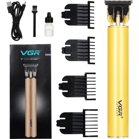 Trade Shop - Tagliacapelli Professionale Rasoio Cordless Trimmer Barba Ricaricabile Vgr V-225 - (1/5)