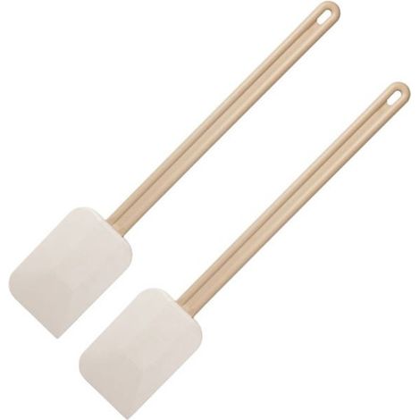 Juego de 2 espátulas de repostería para cocina - FACKELMANN - Mango de resina - 52 cm (1/5)